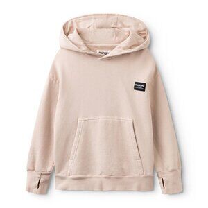 Nununu Kangaroo Zip Hoodie in Nude